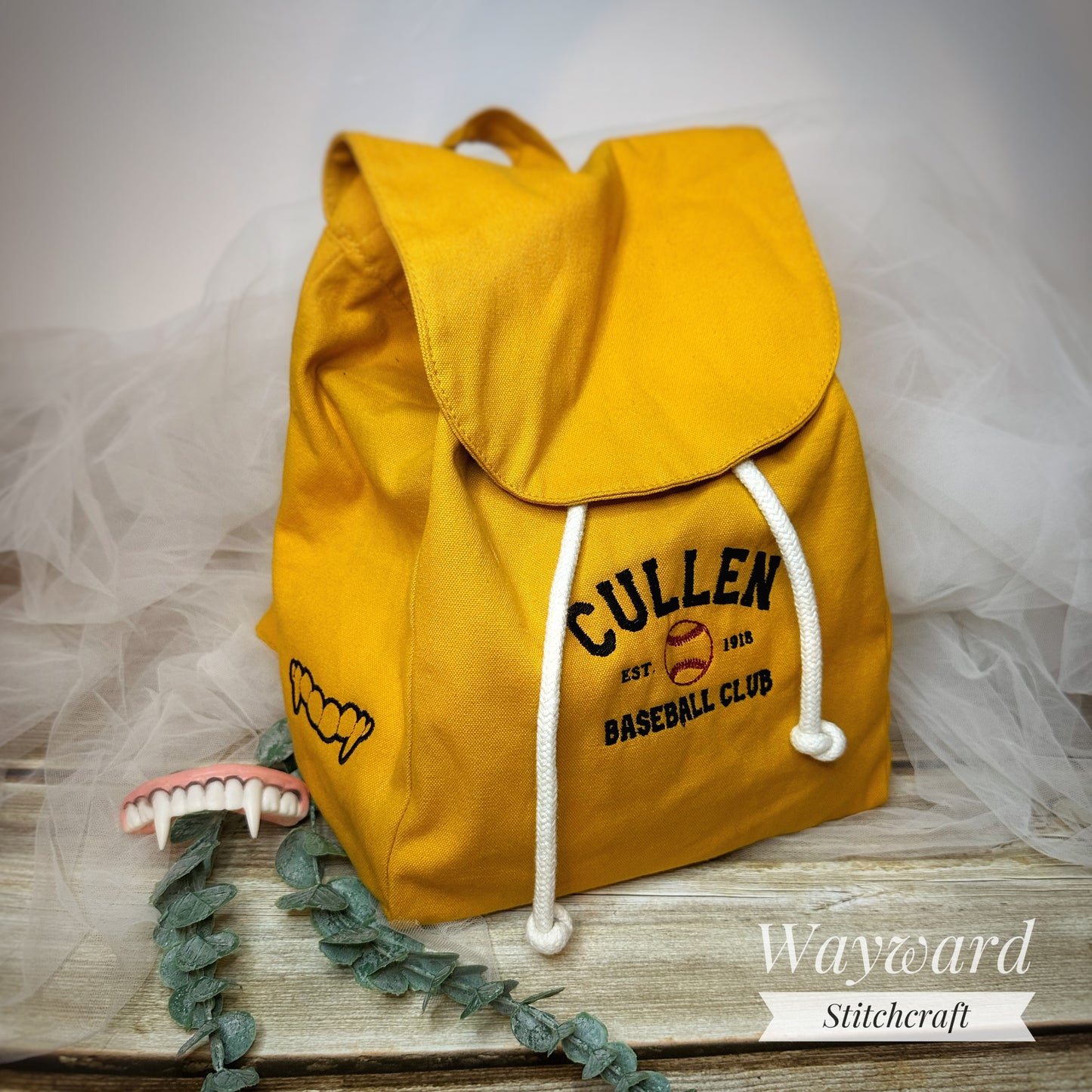 Cullen Baseball Embroidered Mini Rucksack
