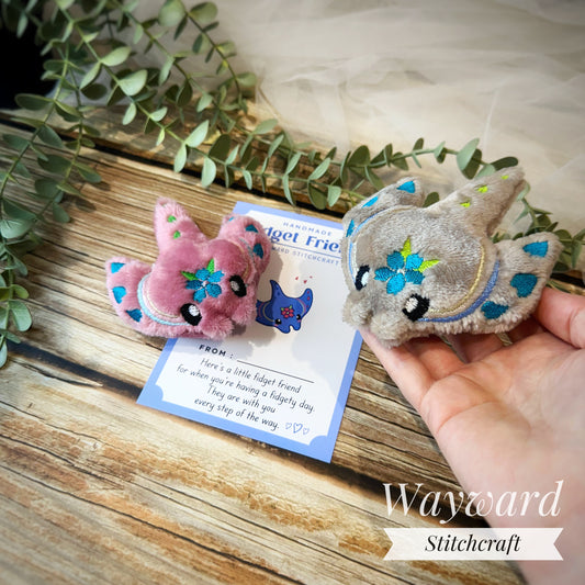 Handmade Fidget Friend Stingray Plush