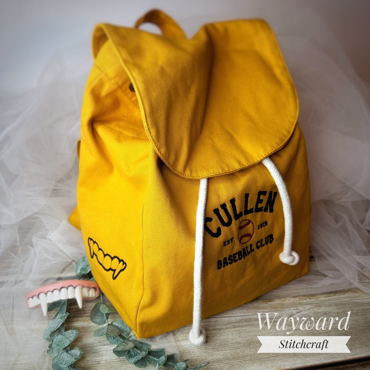 Cullen Baseball Embroidered Mini Rucksack
