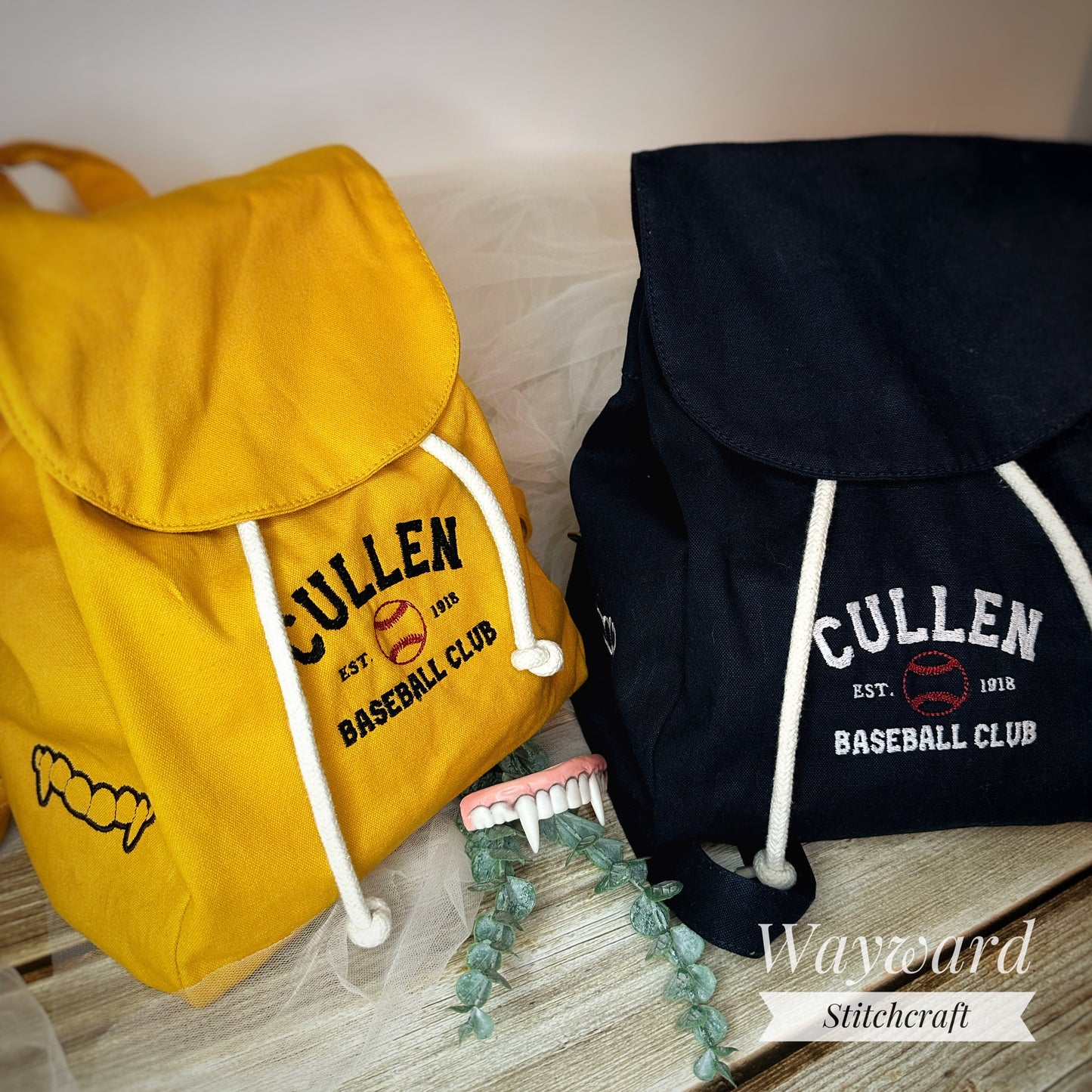 Cullen Baseball Embroidered Mini Rucksack