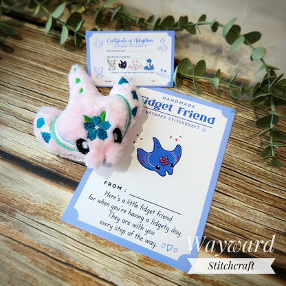 Handmade Fidget Friend Stingray Plush