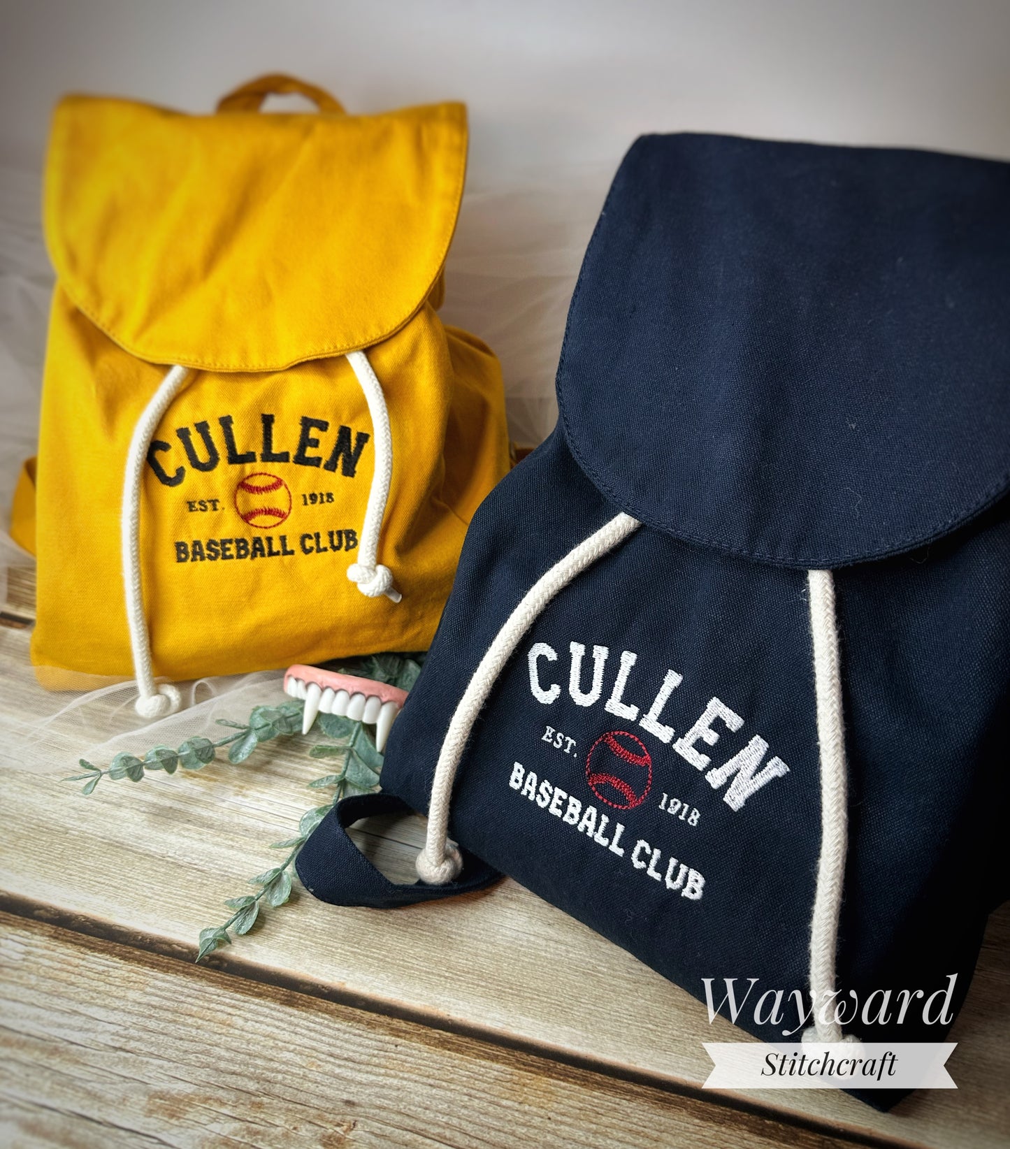 Cullen Baseball Embroidered Mini Rucksack