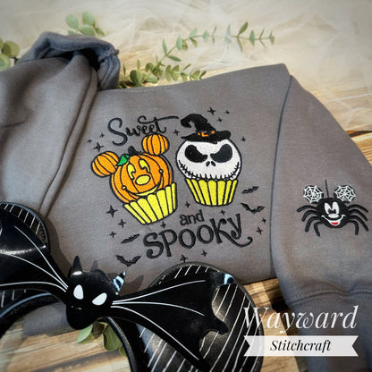 Sweet & Spooky Embroidered Sweatshirt