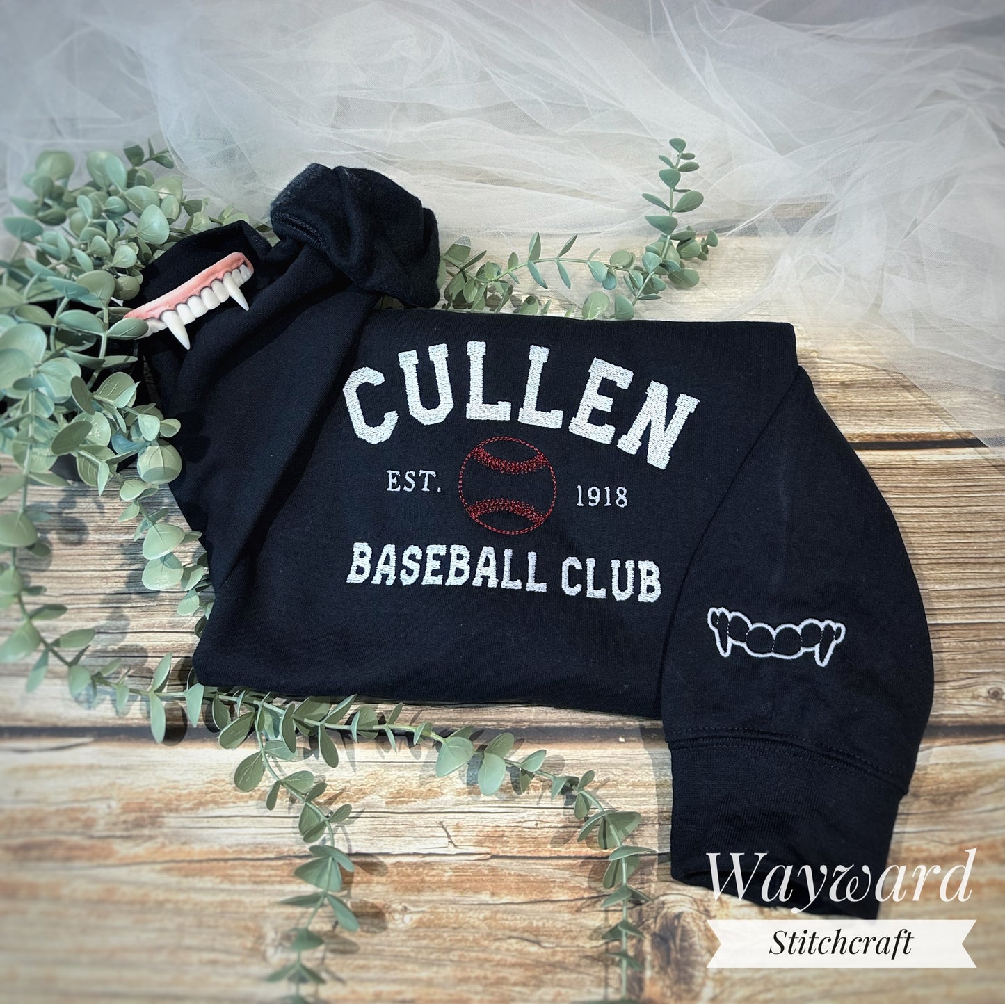 Cullen Baseball Embroidered Sweatshirt