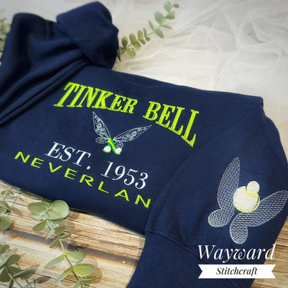 Tinkerbelle Inspired Embroidered Sweatshirt
