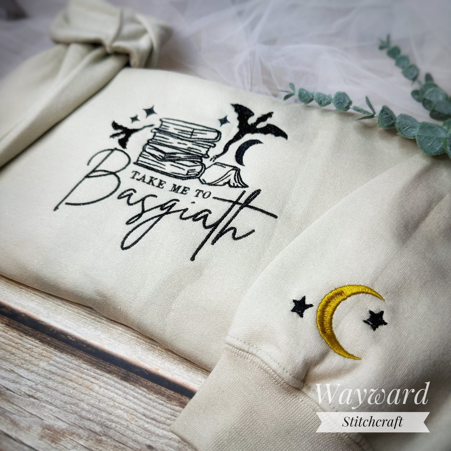 Take Me To Basgiath Embroidered Sweatshirt