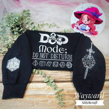 D&D Mode Inspired Embroidered Sweatshirt