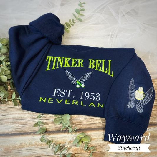 Tinkerbelle Inspired Embroidered Sweatshirt