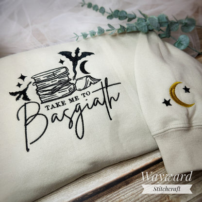 Take Me To Basgiath Embroidered Sweatshirt