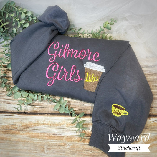 Gilmore Girls, Lukes Coffee Embroidered Sweatshirt