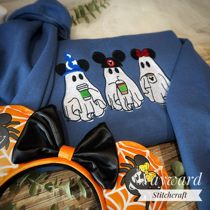 Ghost Trio Embroidered Sweatshirt