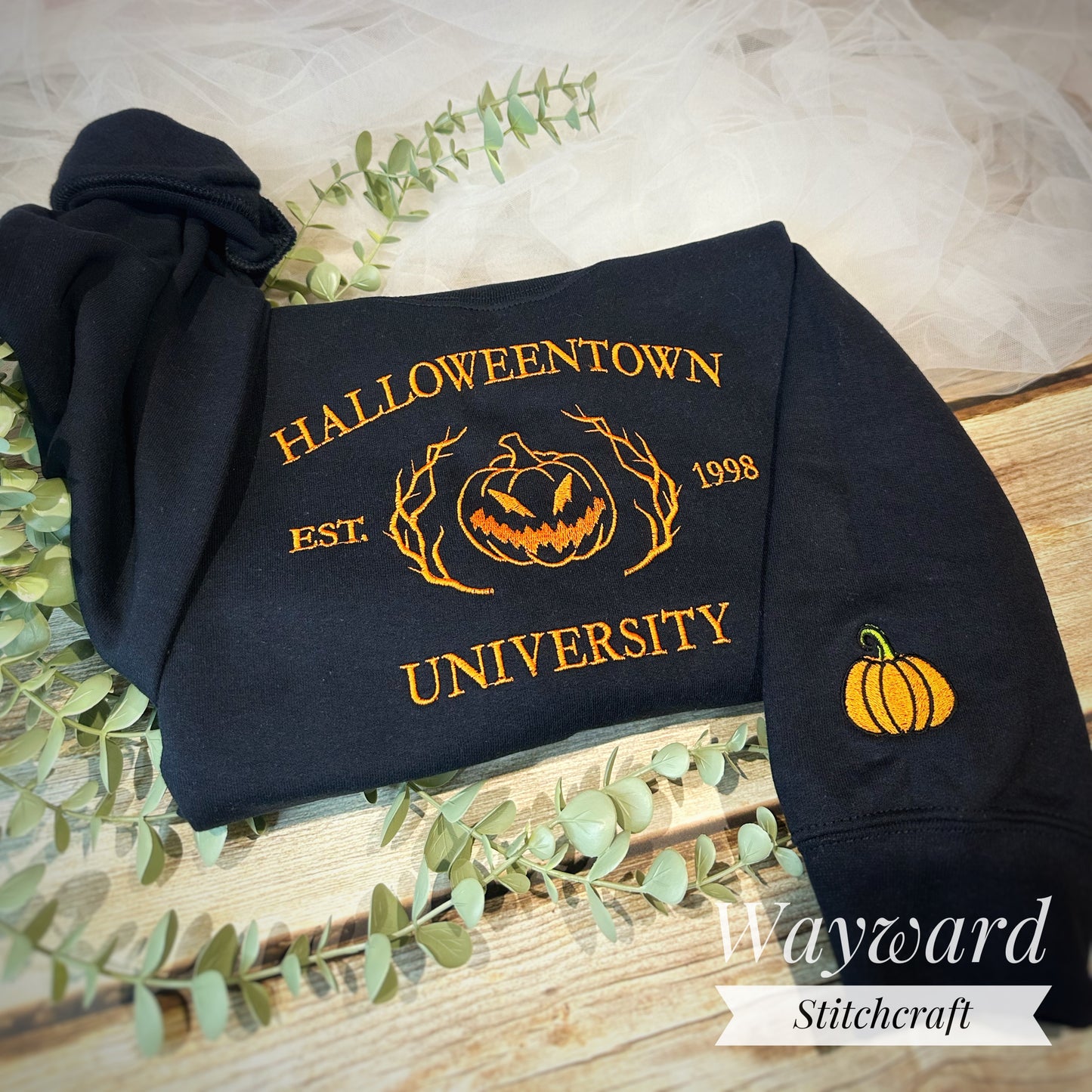 Halloweentown Embroidered Sweatshirt