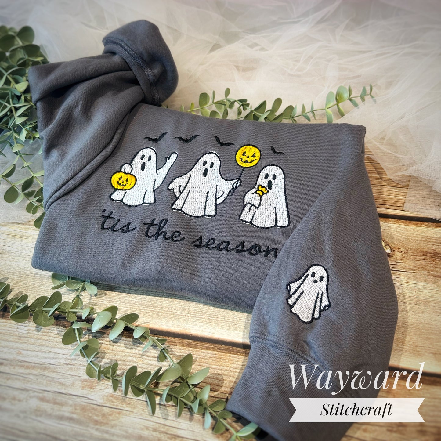Tis The Season Embroidered Sweatshirt