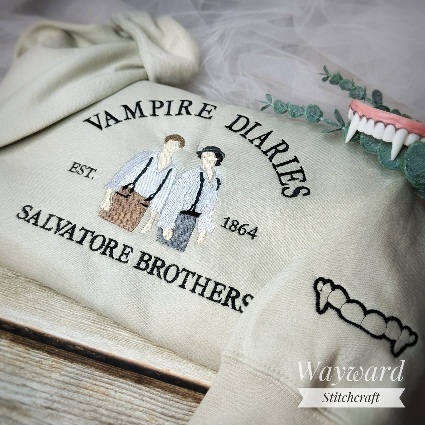 Salvatore Brothers Embroidered Sweatshirt
