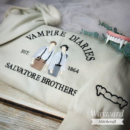 Salvatore Brothers Embroidered Sweatshirt