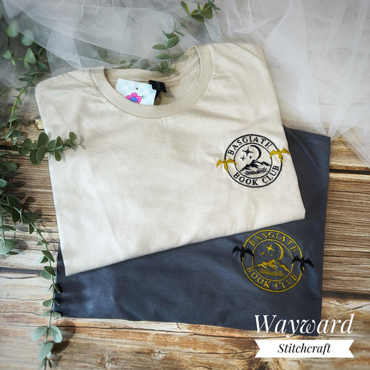 Basgiath Book Club Embroidered T-Shirt