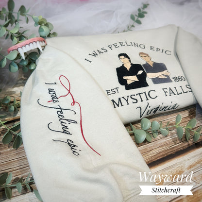 I Was Feeling Epic Embroidered Sweatshirt