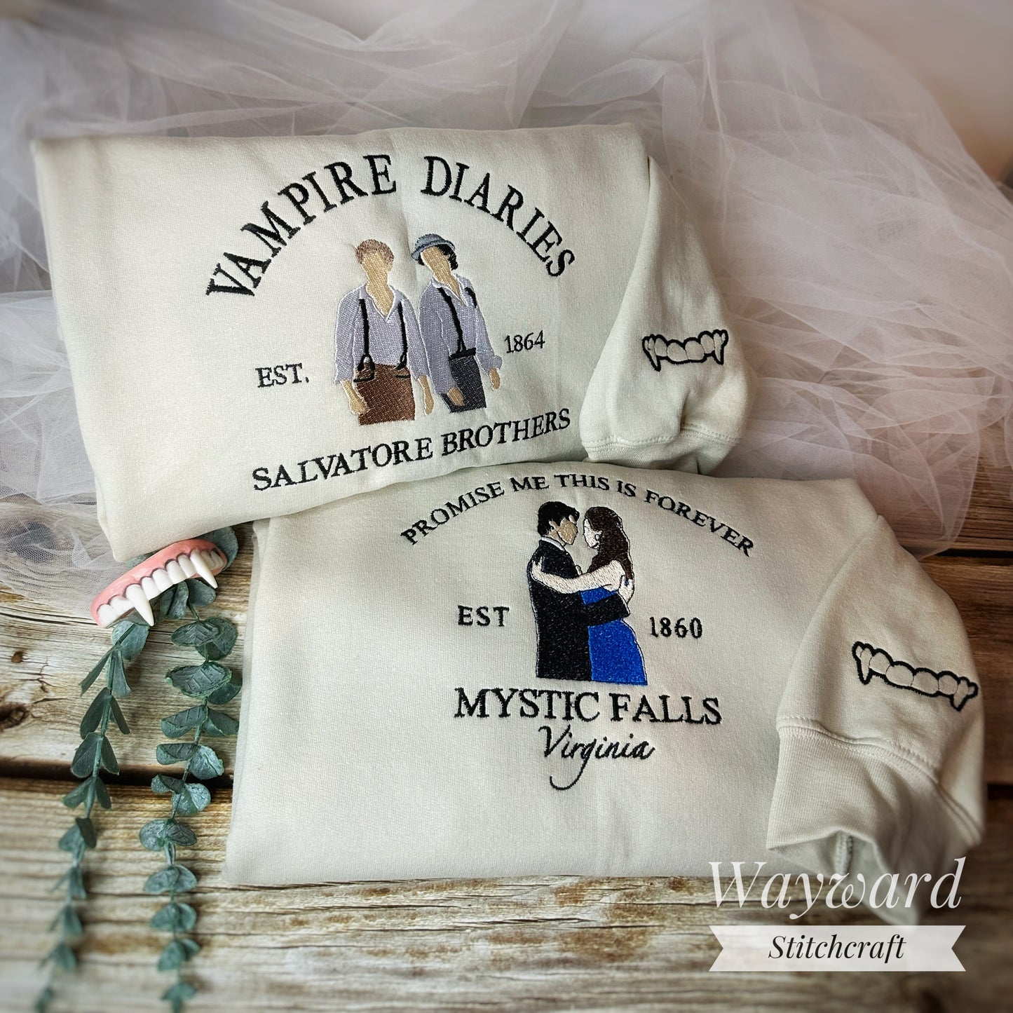 Salvatore Brothers Embroidered Sweatshirt