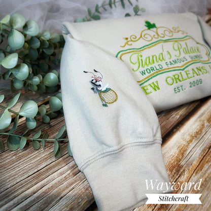 Tiana's Place Embroidered Sweatshirt