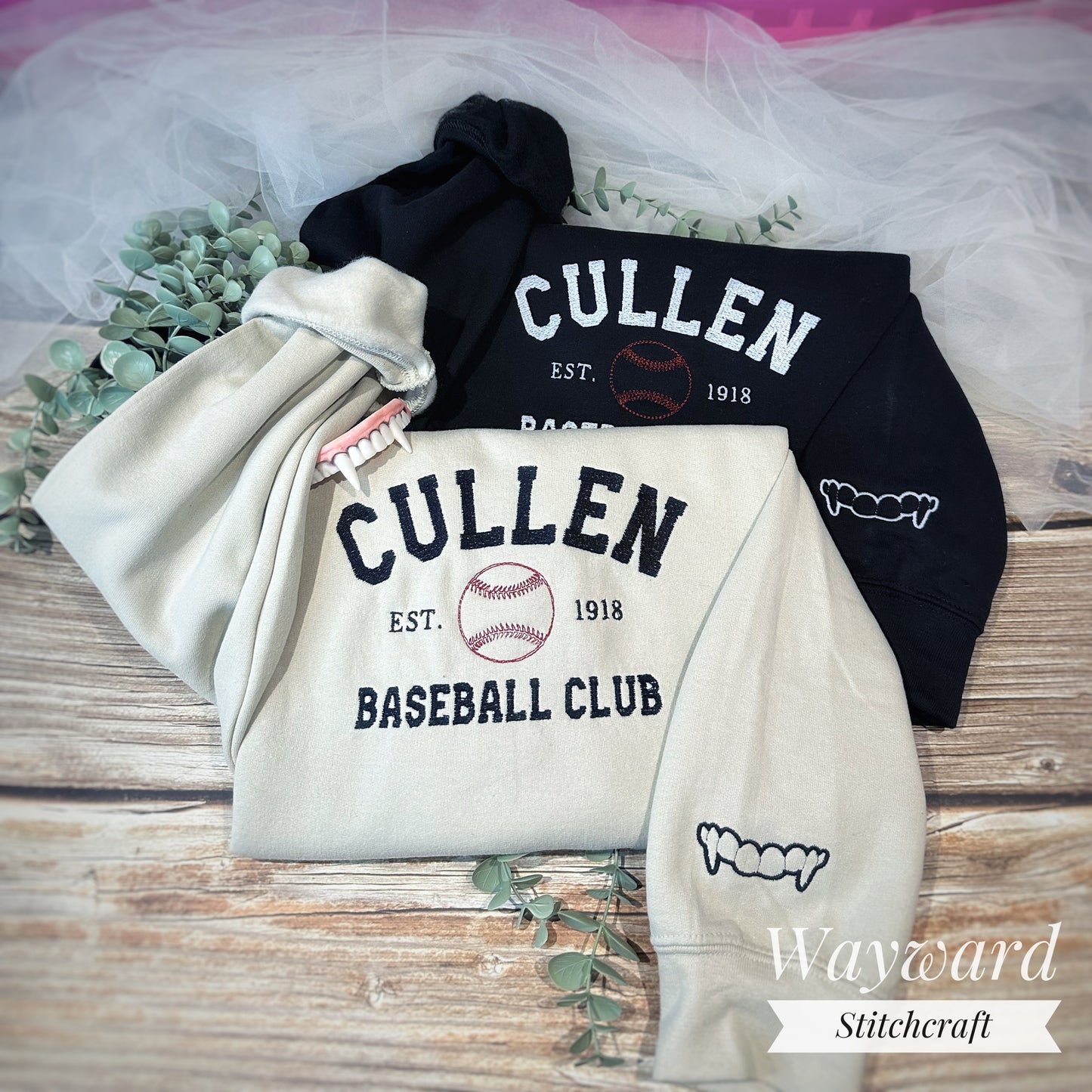 Cullen Baseball Embroidered Sweatshirt