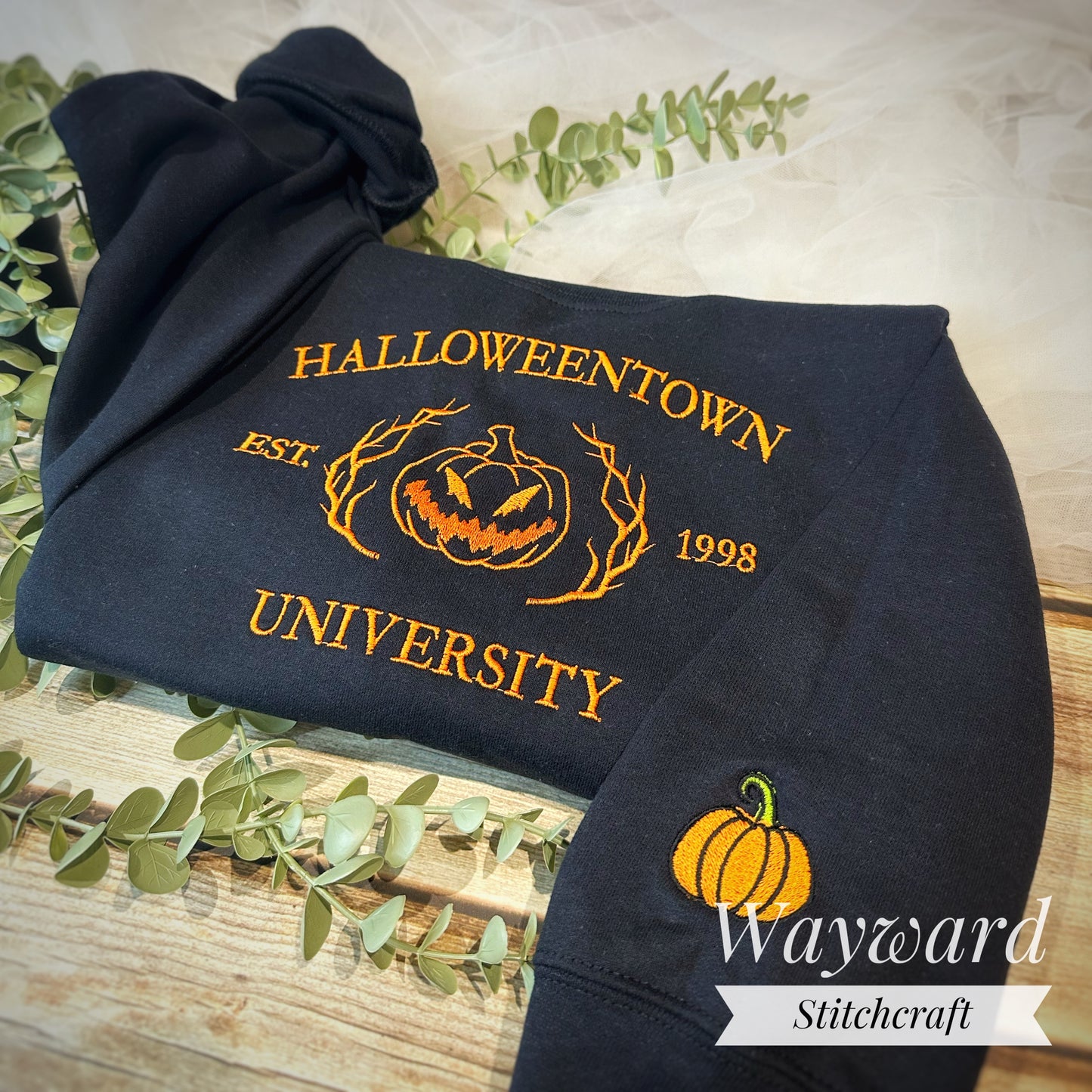 Halloweentown Embroidered Sweatshirt