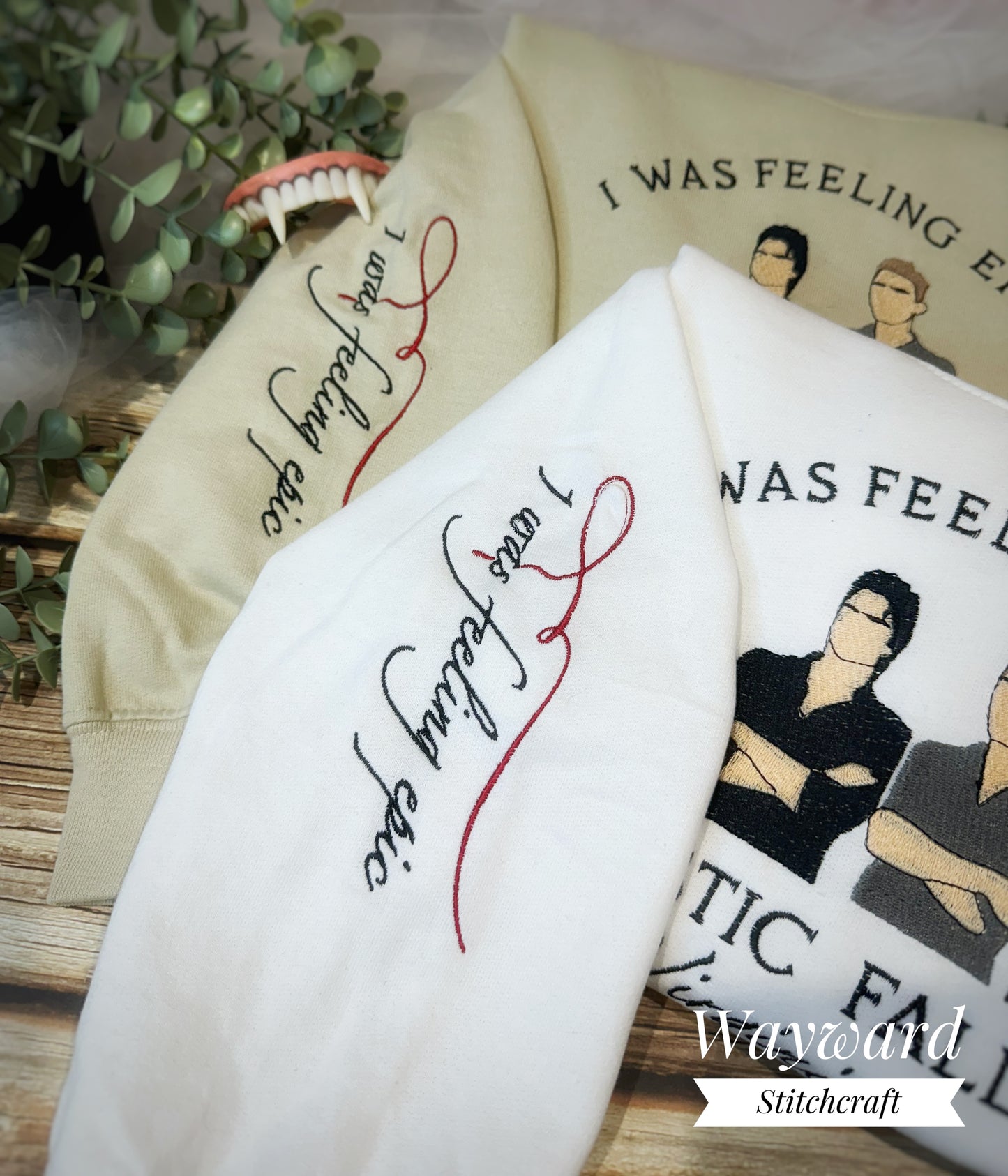I Was Feeling Epic Embroidered Sweatshirt