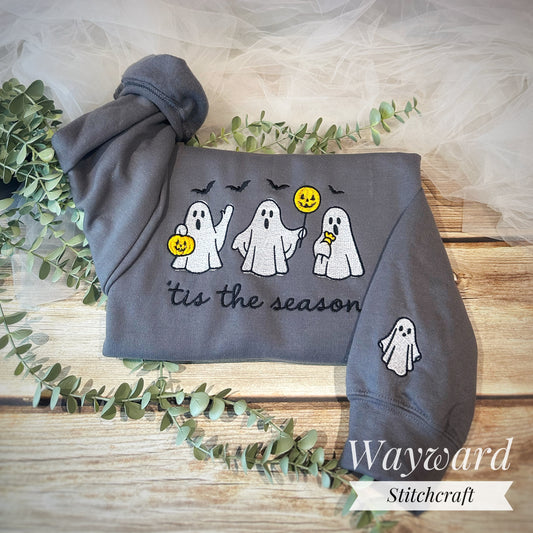 Tis The Season Embroidered Sweatshirt