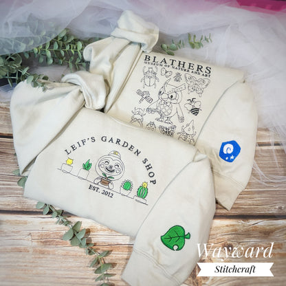 Owl Fossil Museum Embroidered Sweatshirt