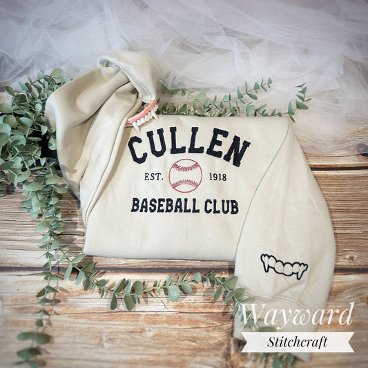 Cullen Baseball Embroidered Sweatshirt