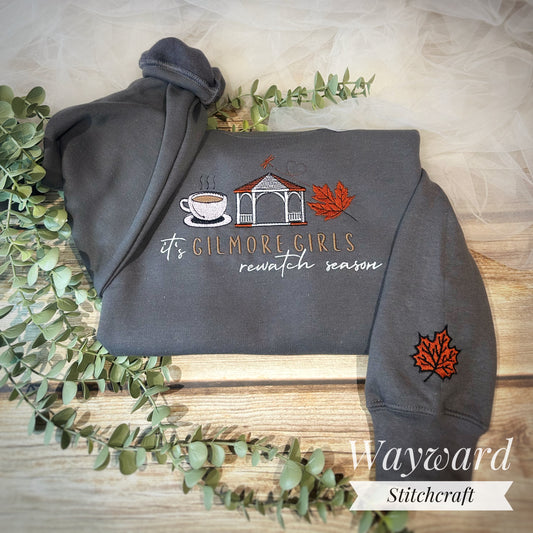 Rewatch Season Embroidered Sweatshirt