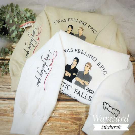 I Was Feeling Epic Embroidered Sweatshirt