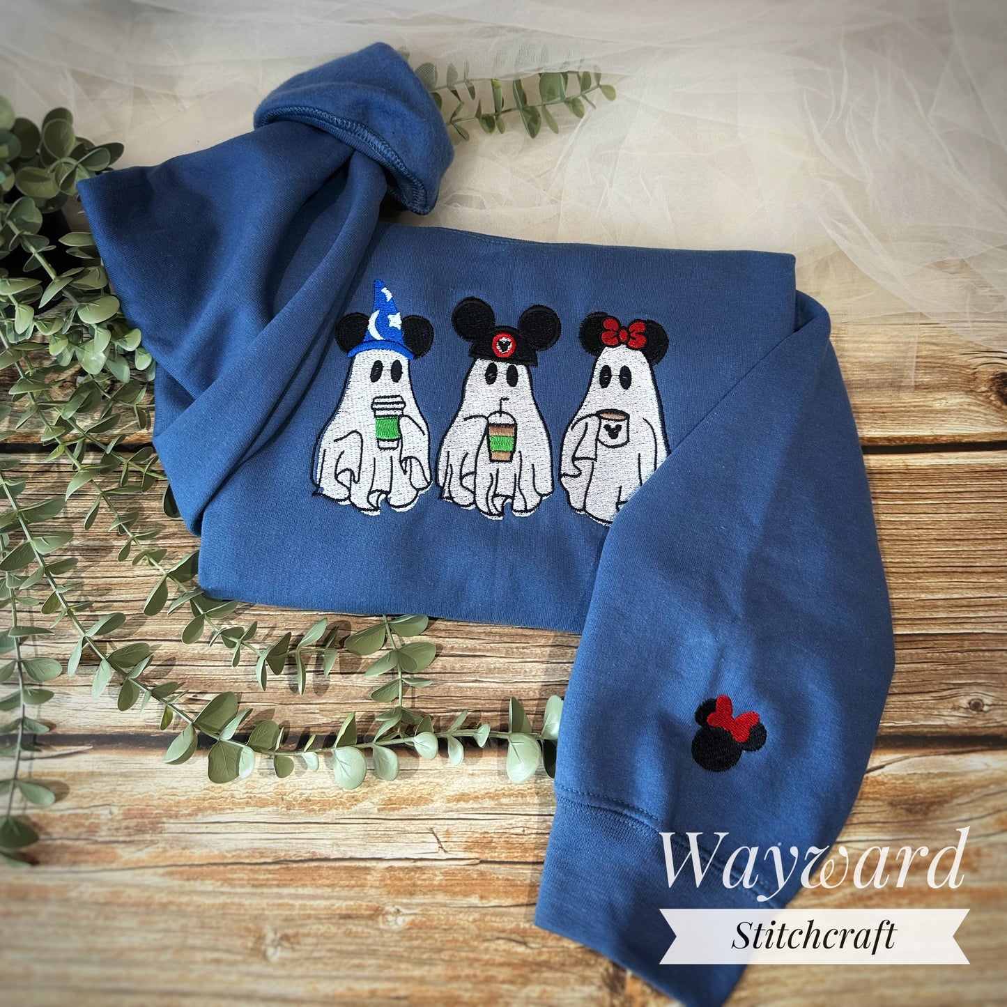 Ghost Trio Embroidered Sweatshirt