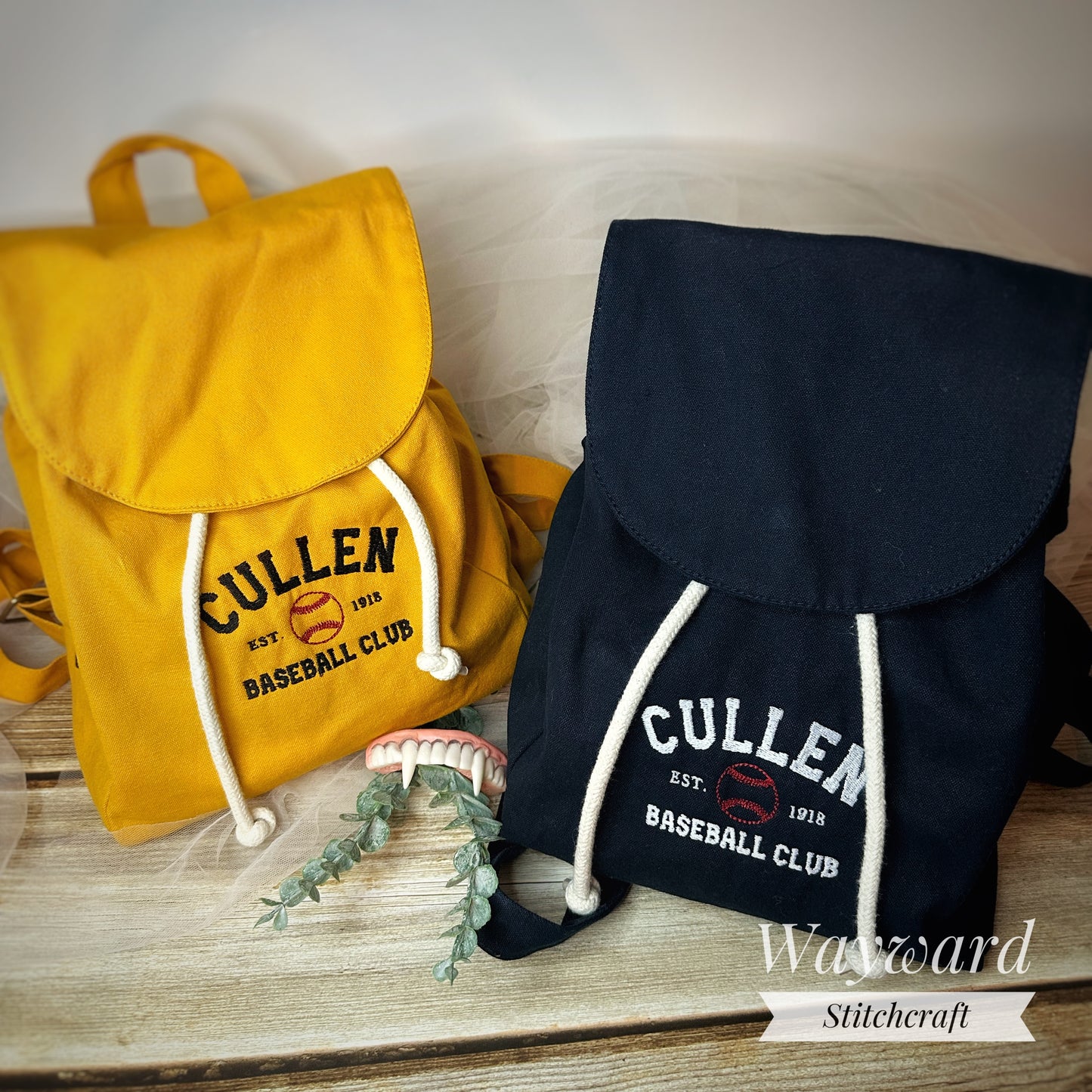 Cullen Baseball Embroidered Mini Rucksack