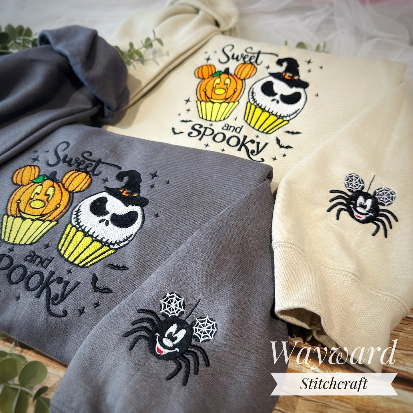 Sweet & Spooky Embroidered Sweatshirt