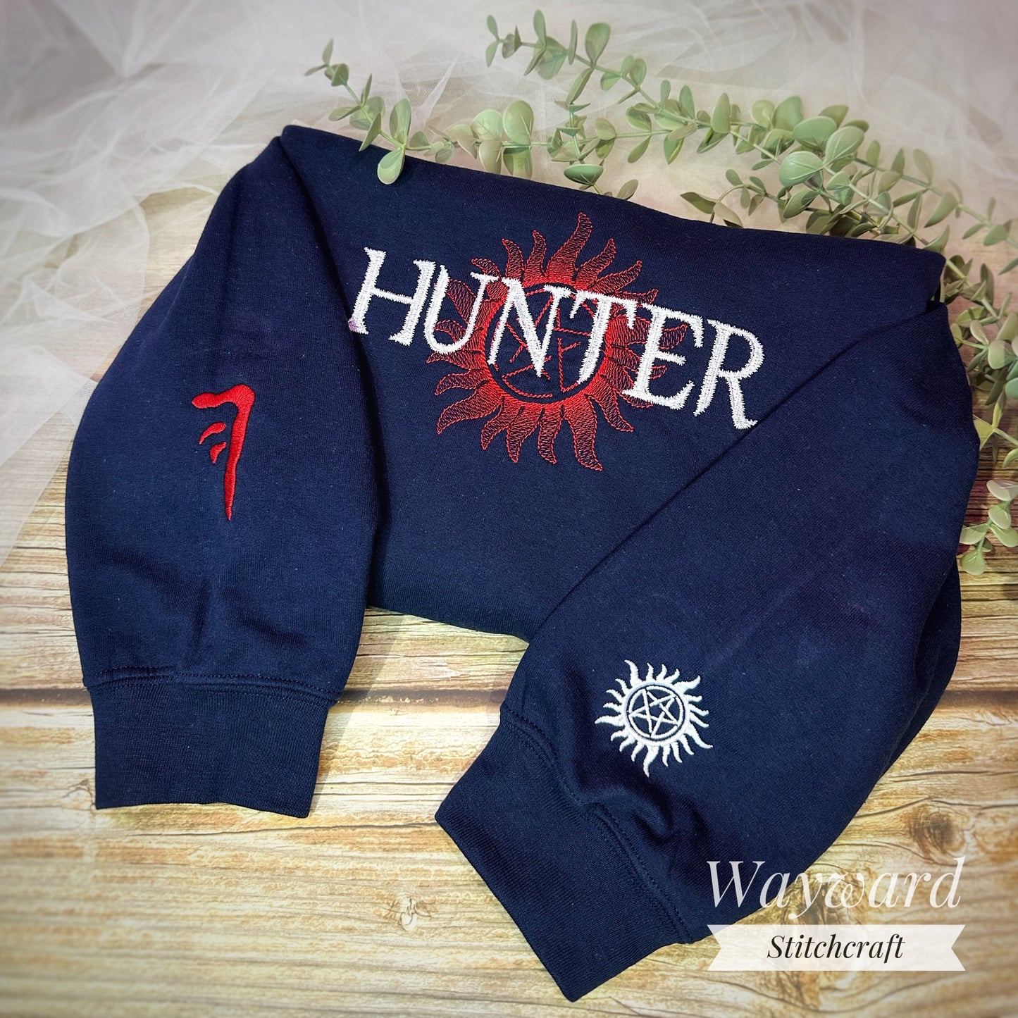 SPN Hunter (Upgraded) Logo Embroidered Sweatshirt