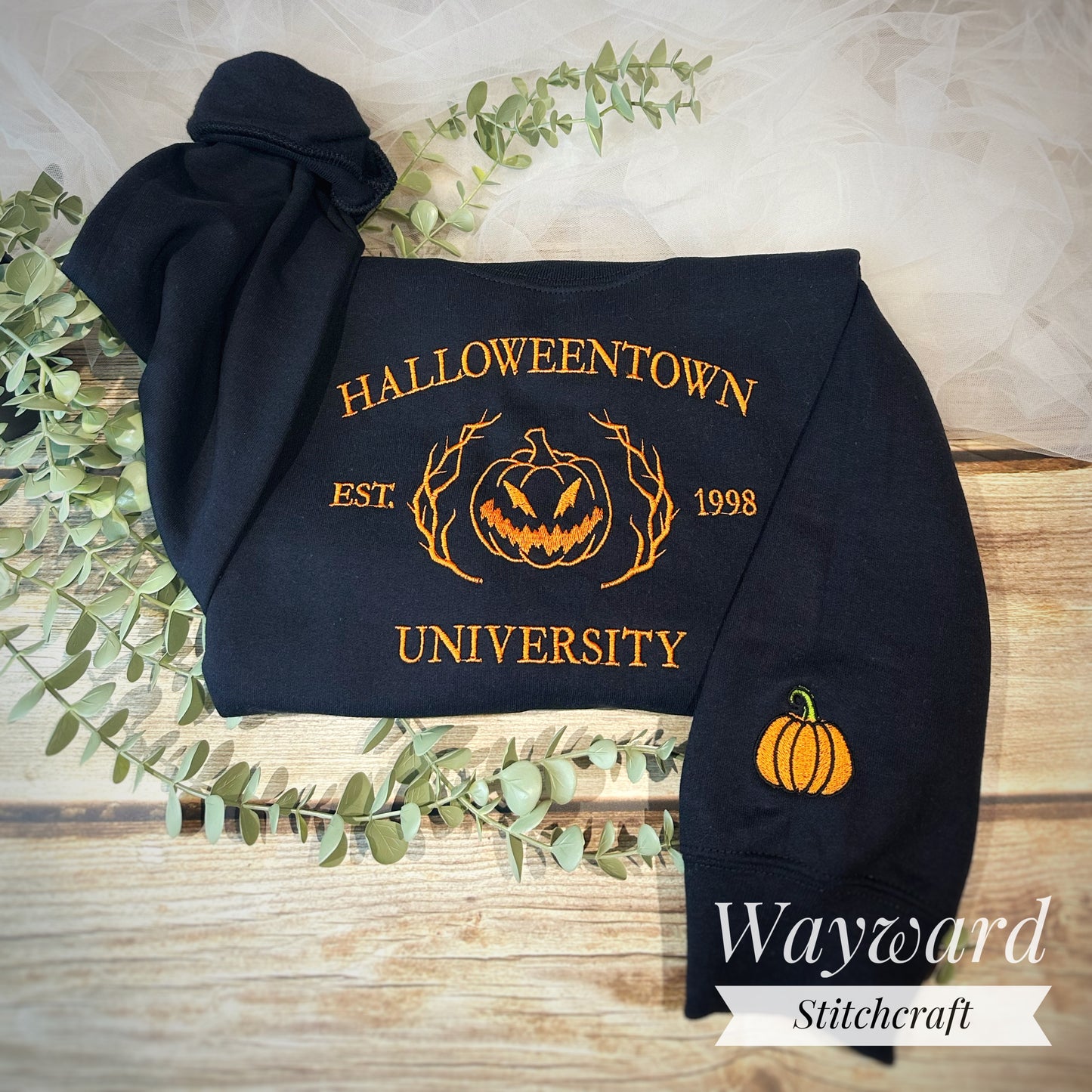 Halloweentown Embroidered Sweatshirt
