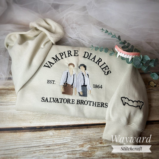 Salvatore Brothers Embroidered Sweatshirt