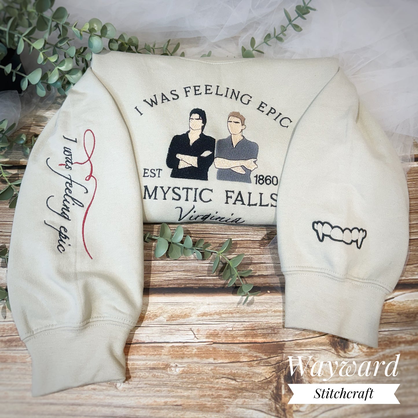 I Was Feeling Epic Embroidered Sweatshirt