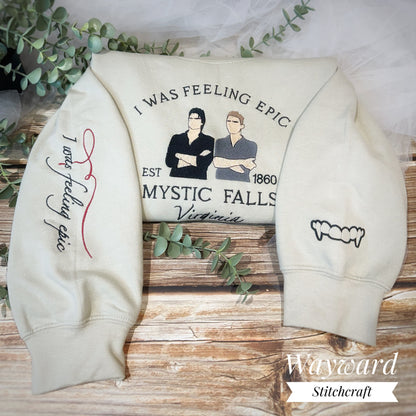I Was Feeling Epic Embroidered Sweatshirt