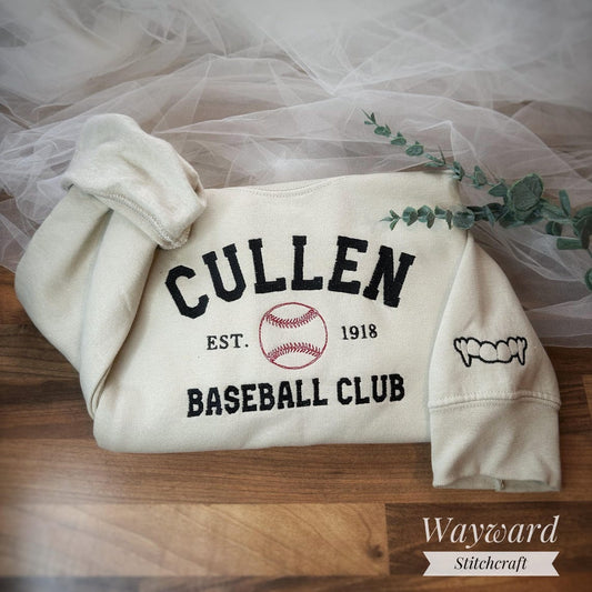 Cullen Baseball Embroidered Sweatshirt