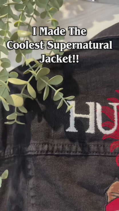 SPN Dodgeball Dean Embroidered Denim Jacket
